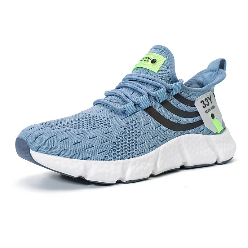 Casual Breathable Sneakers – Lightweight Mesh Running Shoes for Walking, Jogging & Outdoor Sports