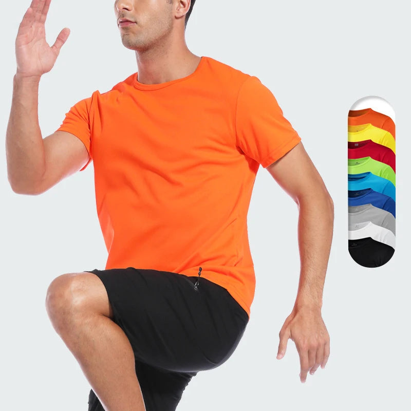 Men & Women Quick Dry Sports T-Shirt – Breathable Short Sleeve Gym Top for Running, Training, and Fitness | Unisex Moisture-Wicking Activewear Jersey