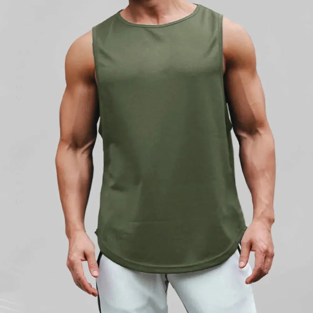 Men’s Quick-Dry Sports Tank Top – Loose Fit Sleeveless Shirt for Running, Training & Basketball