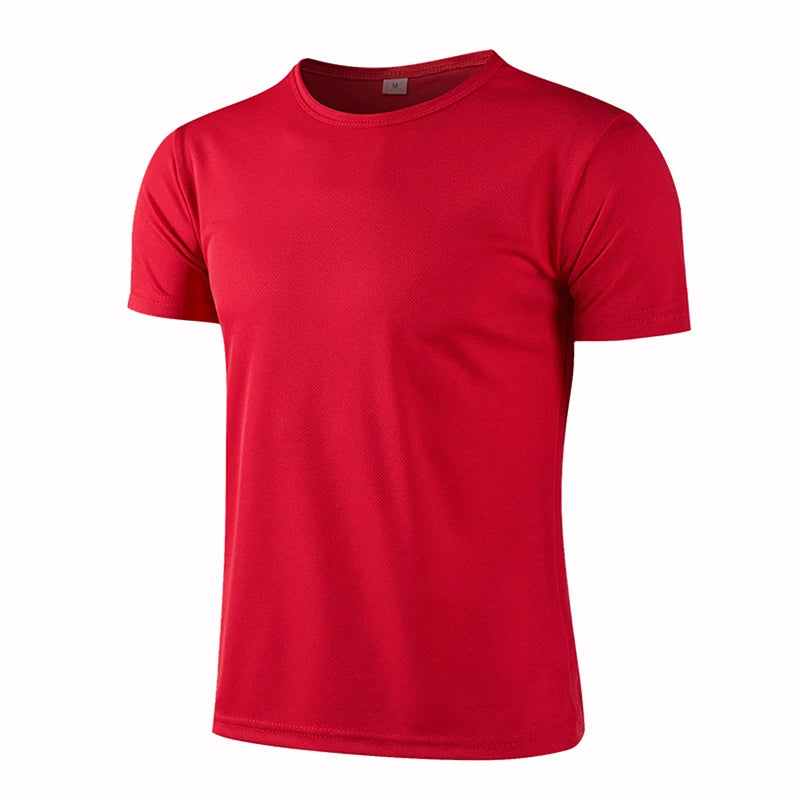 Men & Women Quick Dry Sports T-Shirt – Breathable Short Sleeve Gym Top for Running, Training, and Fitness | Unisex Moisture-Wicking Activewear Jersey