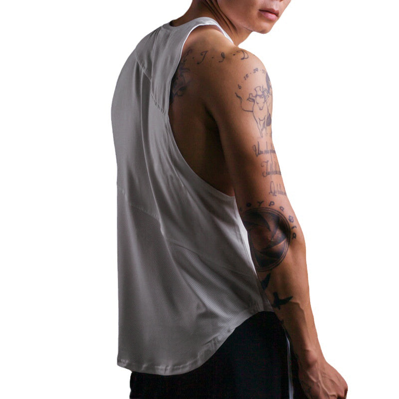 Men’s Athletic Tank Top Shirt – Sleeveless Gym Stringer Singlet for Bodybuilding, Fitness, and Training