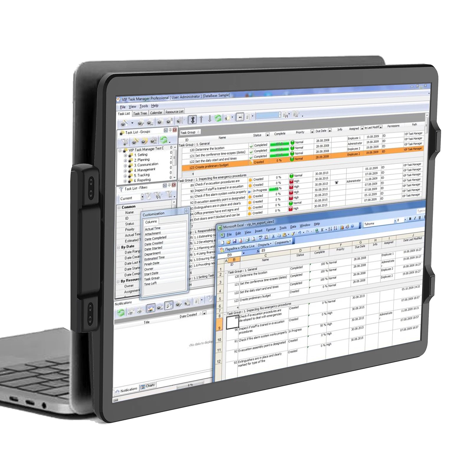 Ergonspace 14.6 Dual LCD Monitor
