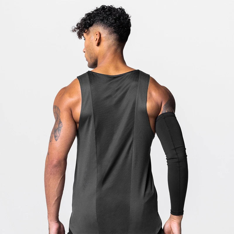Men’s Sleeveless Bodybuilding Training Tank Top Shirt – High-Performance Gym Vest for Strength & Conditioning