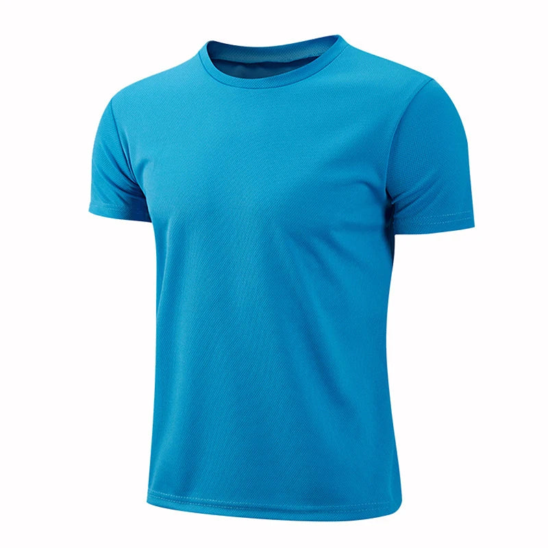 Men & Women Quick Dry Sports T-Shirt – Breathable Short Sleeve Gym Top for Running, Training, and Fitness | Unisex Moisture-Wicking Activewear Jersey