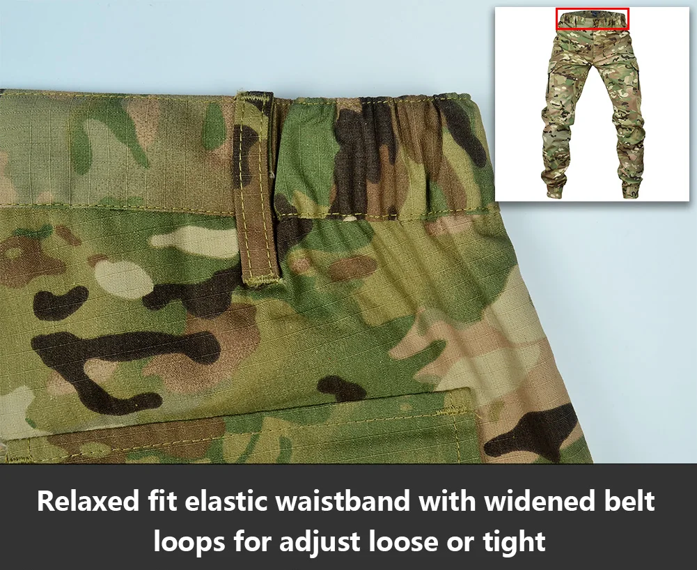 Tactical Joggers Outdoor Ripstop Cargo Pants Working Clothing Hiking Trousers Men's Streetwear