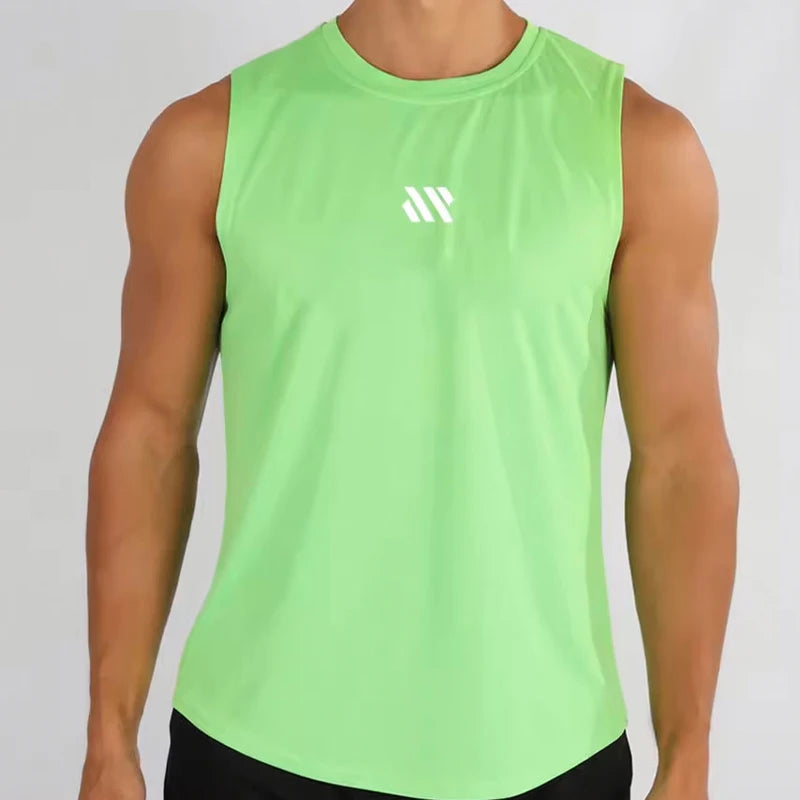 Men’s Sleeveless Fitness Training Vest – Lightweight Gym & Running Tank Top, shirt