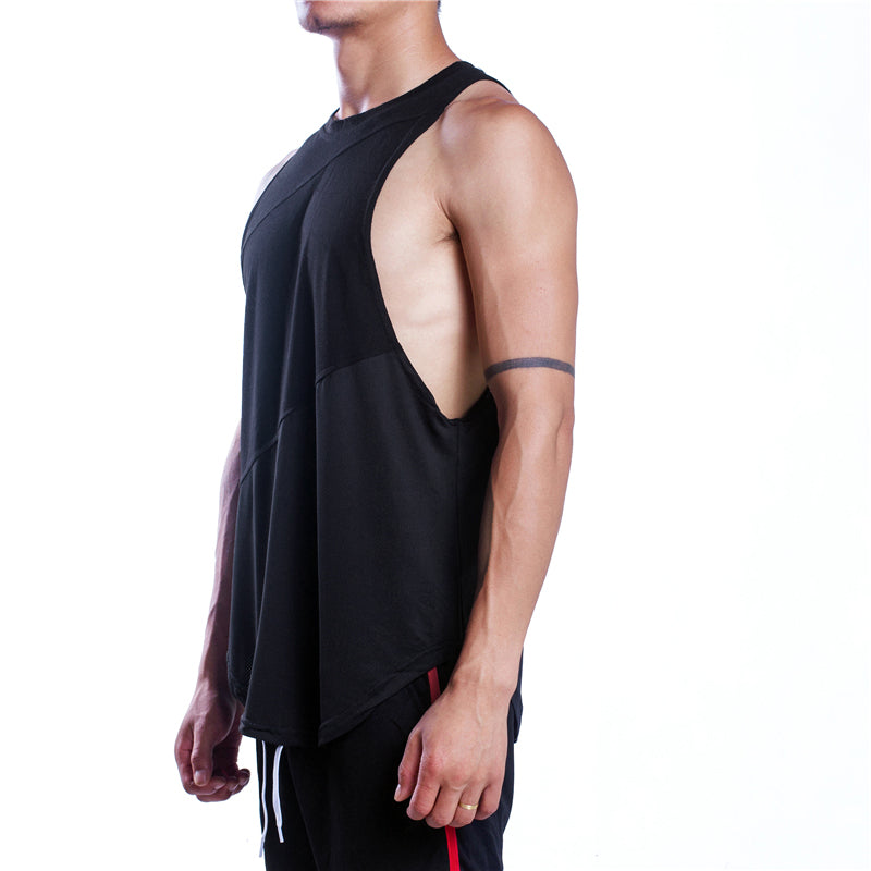 Men’s Athletic Tank Top Shirt – Sleeveless Gym Stringer Singlet for Bodybuilding, Fitness, and Training
