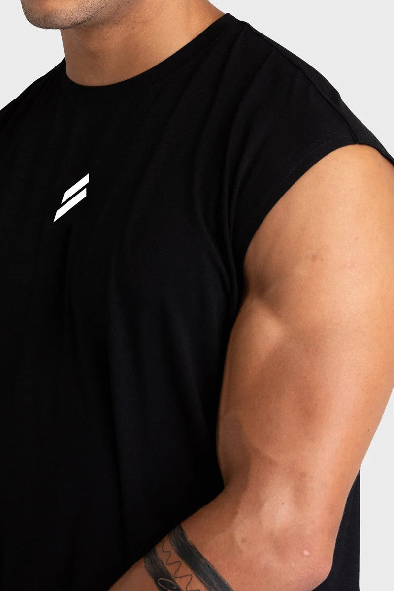 Men’s Sleeveless Gym Tank Top – Loose Fit, Breathable Quick-Dry Workout Shirt for Training & Running
