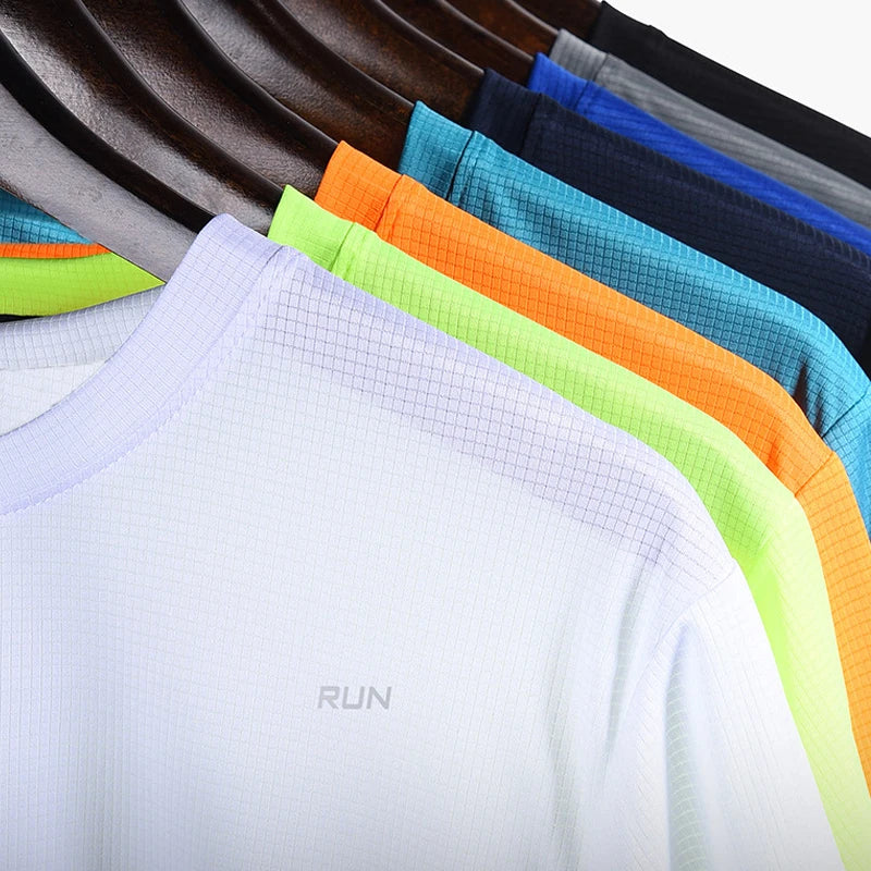 Men’s Quick-Dry Short Sleeve Gym T-Shirt – Lightweight Athletic Tee for Running, Fitness & Training