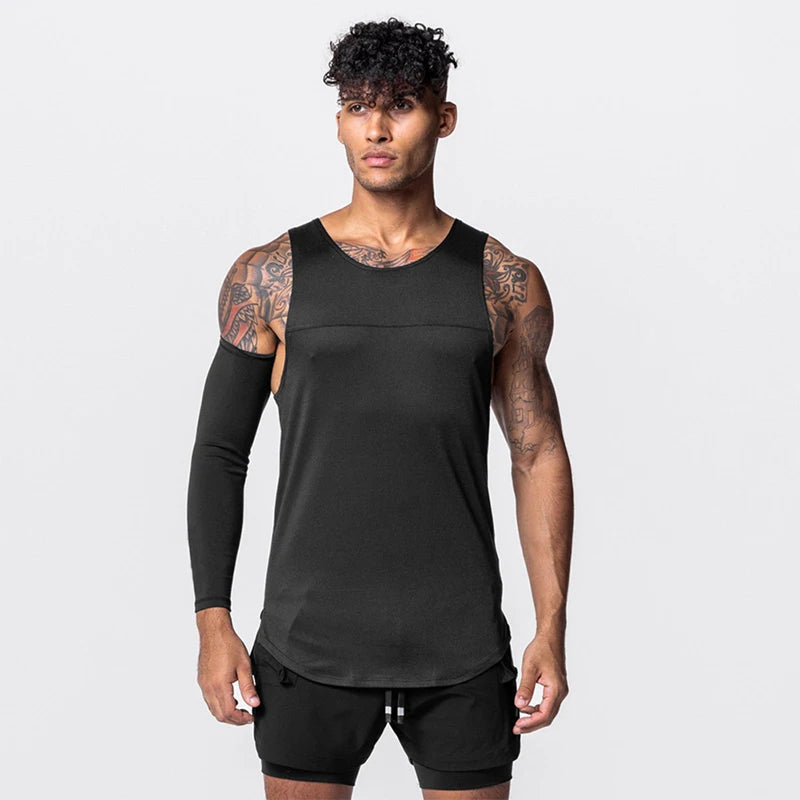 Men’s Sleeveless Bodybuilding Training Tank Top Shirt – High-Performance Gym Vest for Strength & Conditioning