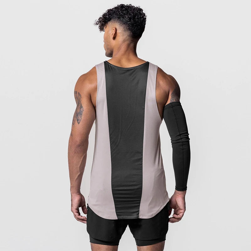 Men’s Sleeveless Bodybuilding Training Tank Top Shirt – High-Performance Gym Vest for Strength & Conditioning