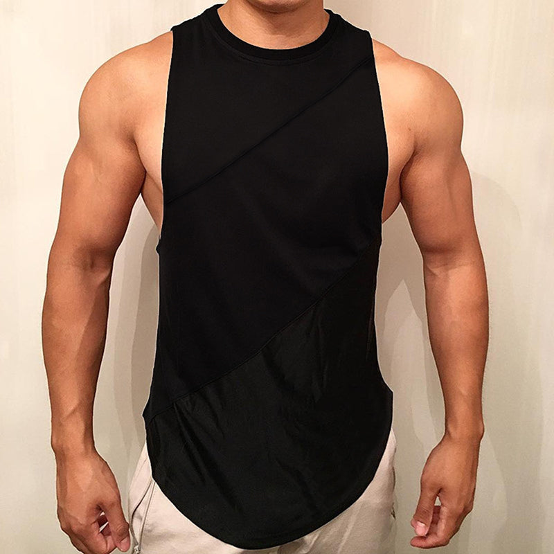 Men’s Athletic Tank Top Shirt – Sleeveless Gym Stringer Singlet for Bodybuilding, Fitness, and Training