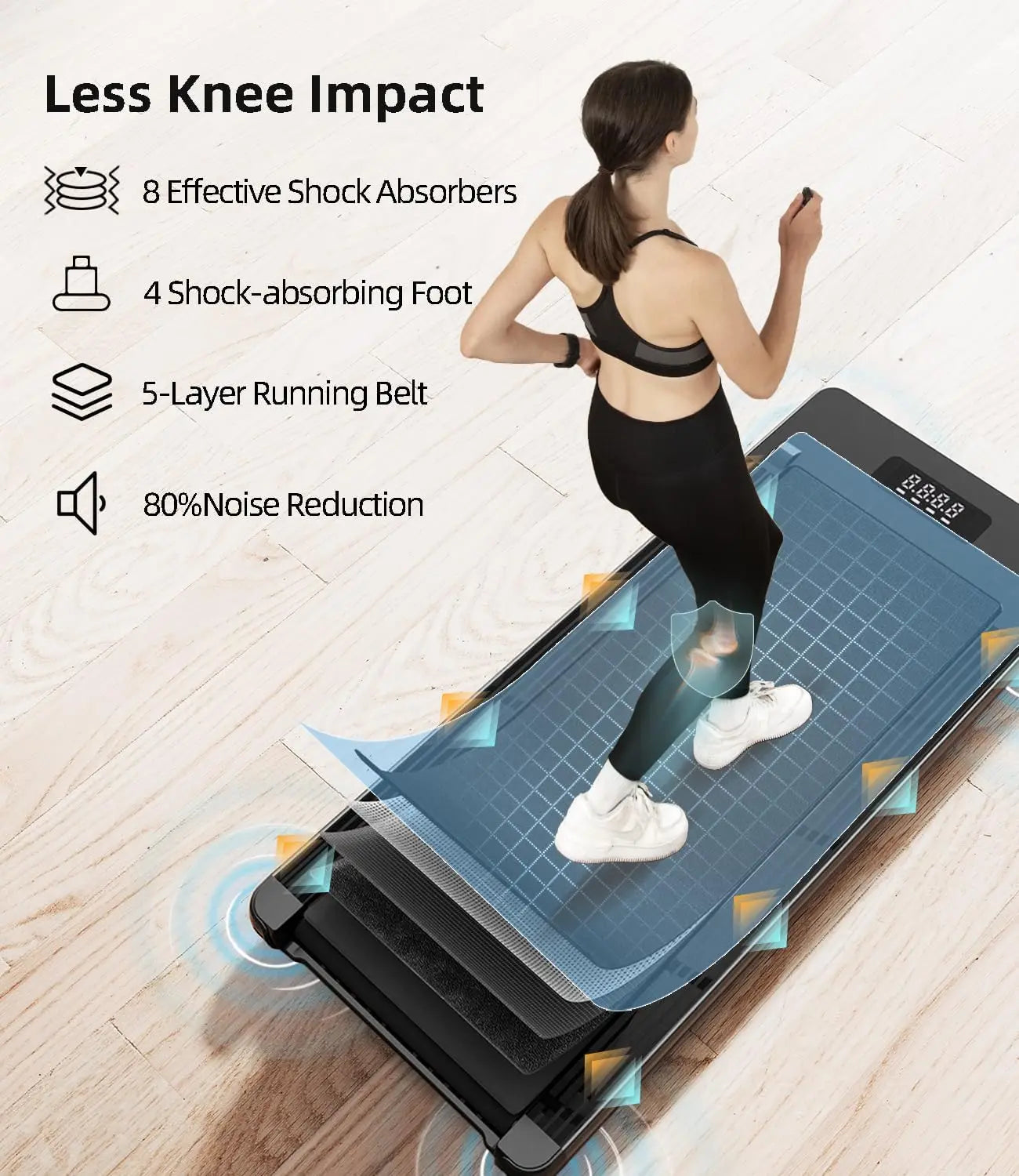 Ergonspace Treadmill,Walking Pad