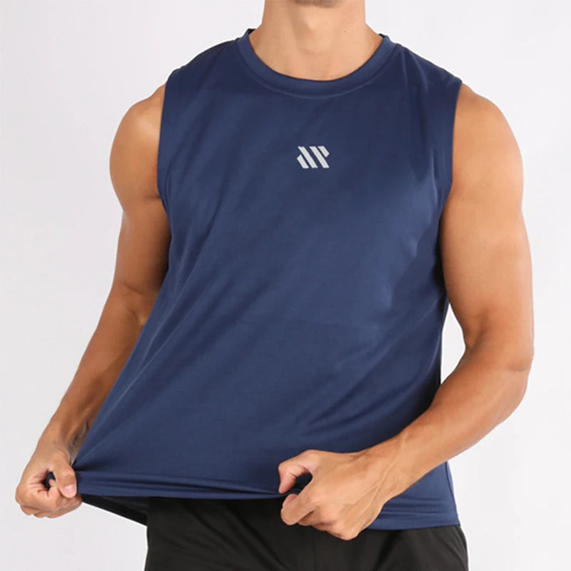 Men’s Sleeveless Fitness Training Vest – Lightweight Gym & Running Tank Top, shirt