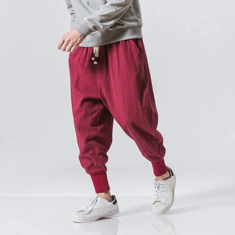ErgonAura | Linen Harem Pants