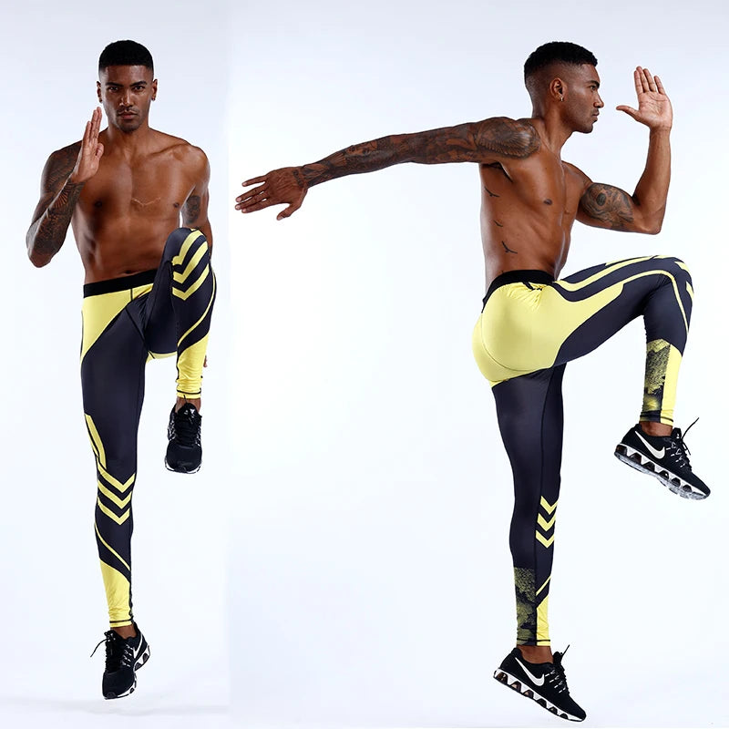 Men’s Compression Pants – Athletic Training Leggings for Gym, Running, Cycling & Sports – Quick Dry, Skinny Fit Workout Tights