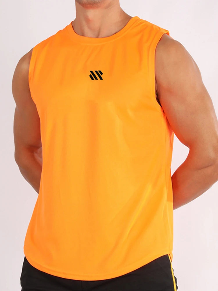 Men’s Sleeveless Fitness Training Vest – Lightweight Gym & Running Tank Top, shirt