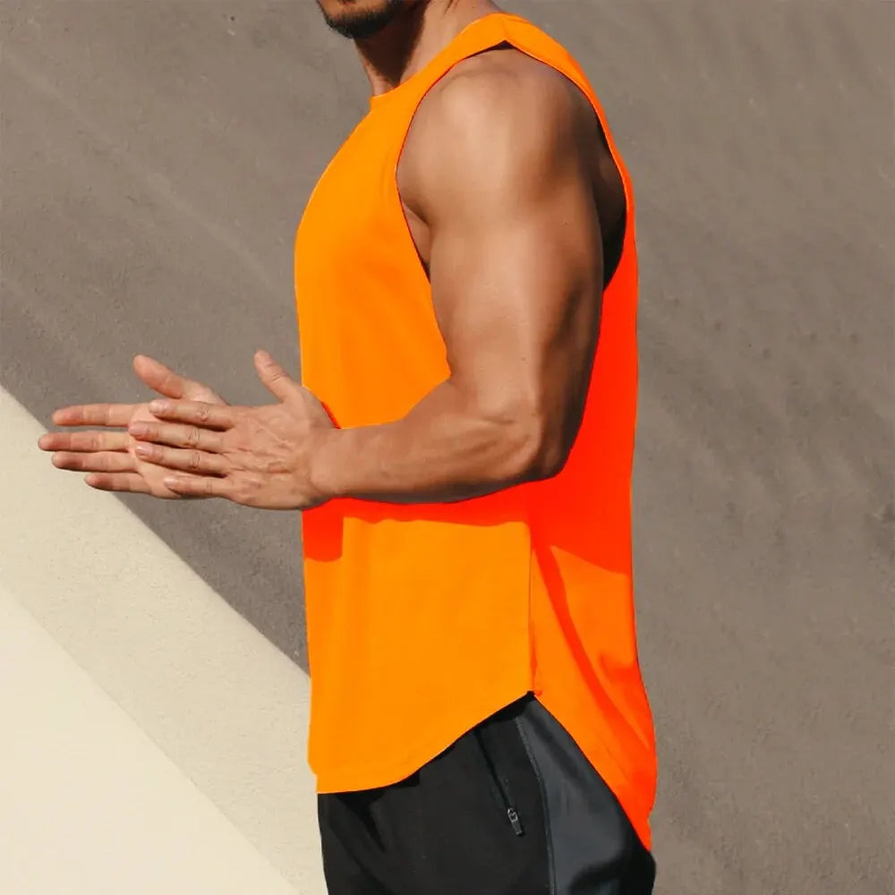 Men’s Quick-Dry Sports Tank Top – Loose Fit Sleeveless Shirt for Running, Training & Basketball