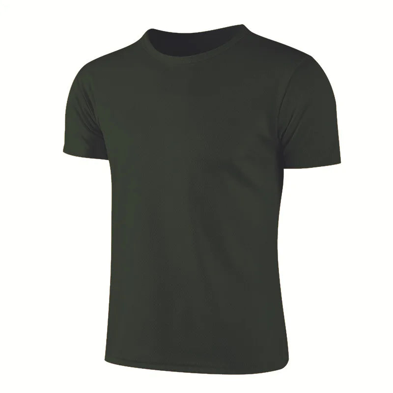 Men & Women Quick Dry Sports T-Shirt – Breathable Short Sleeve Gym Top for Running, Training, and Fitness | Unisex Moisture-Wicking Activewear Jersey