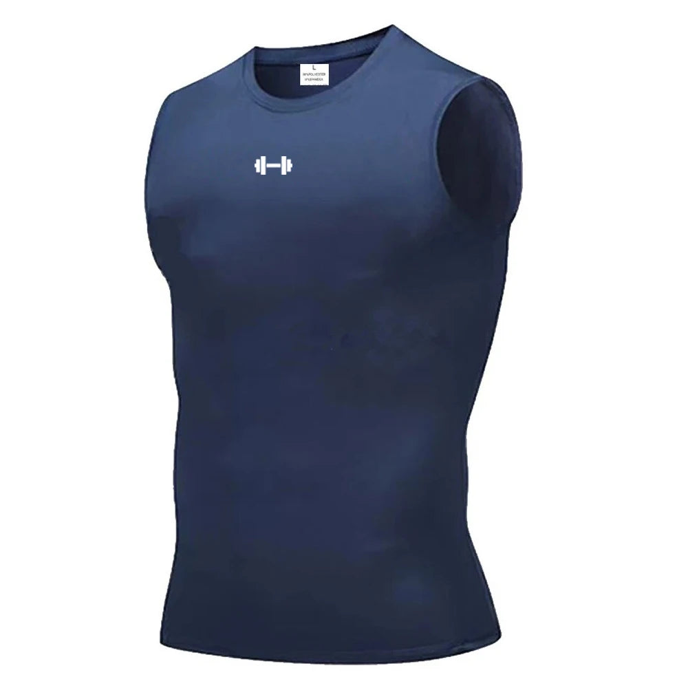 Men’s Compression Tank Top – Sleeveless Gym Shirt for Tummy Control, Hide Gynecomastia & Belly Fat, Quick Dry Workout Vest