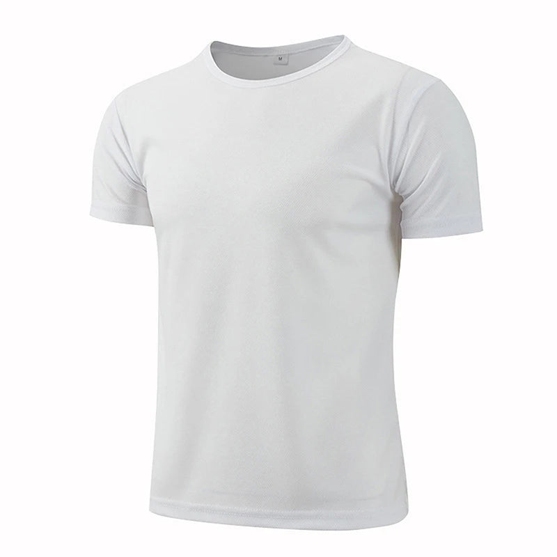 Men & Women Quick Dry Sports T-Shirt – Breathable Short Sleeve Gym Top for Running, Training, and Fitness | Unisex Moisture-Wicking Activewear Jersey