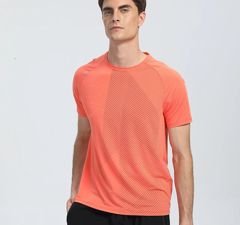 Men's Quick-Dry Running T-Shirt – Breathable Fitness Training Top for Gym, Jogging & Sports
