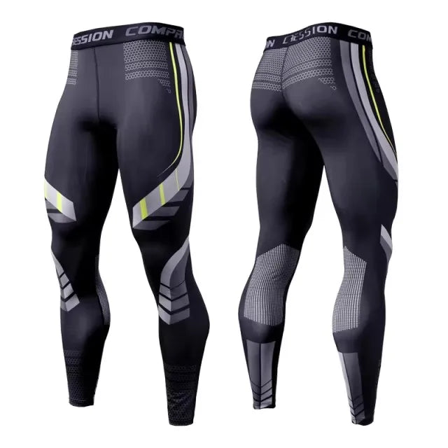 Men’s Compression Pants – Athletic Training Leggings for Gym, Running, Cycling & Sports – Quick Dry, Skinny Fit Workout Tights