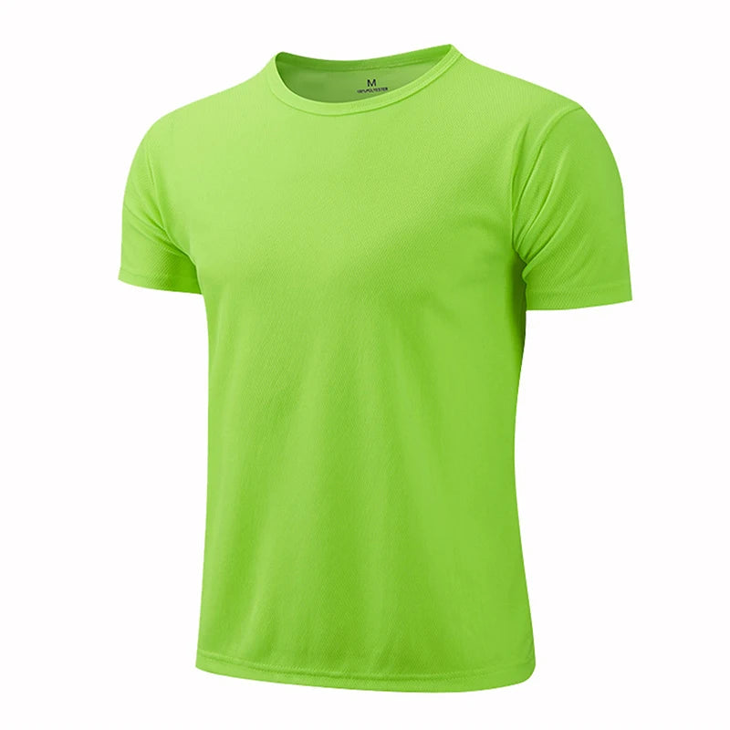 Men & Women Quick Dry Sports T-Shirt – Breathable Short Sleeve Gym Top for Running, Training, and Fitness | Unisex Moisture-Wicking Activewear Jersey