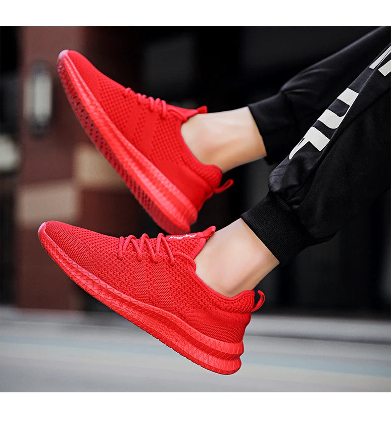Men’s Breathable Mesh Sneakers – Lightweight Casual Running, Training & Walking Shoes