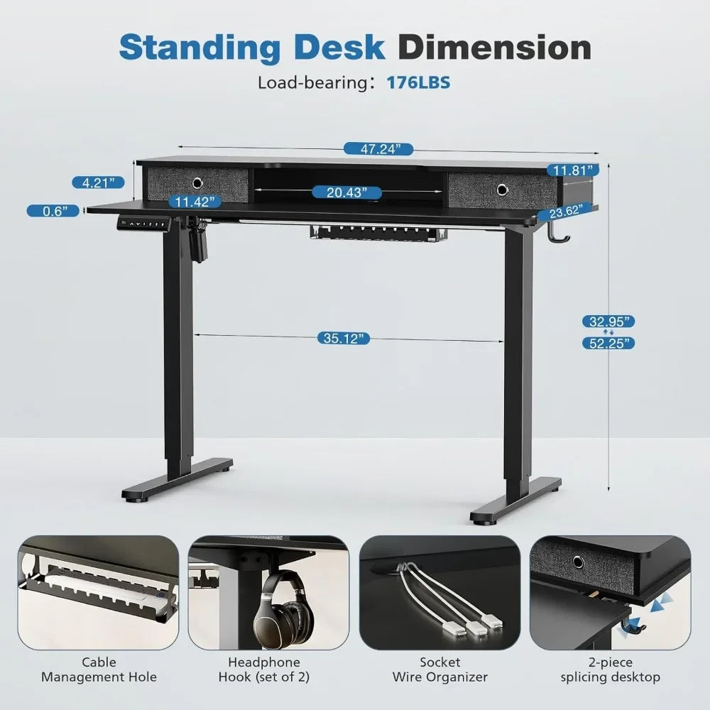 Ergonspace two-level Desk