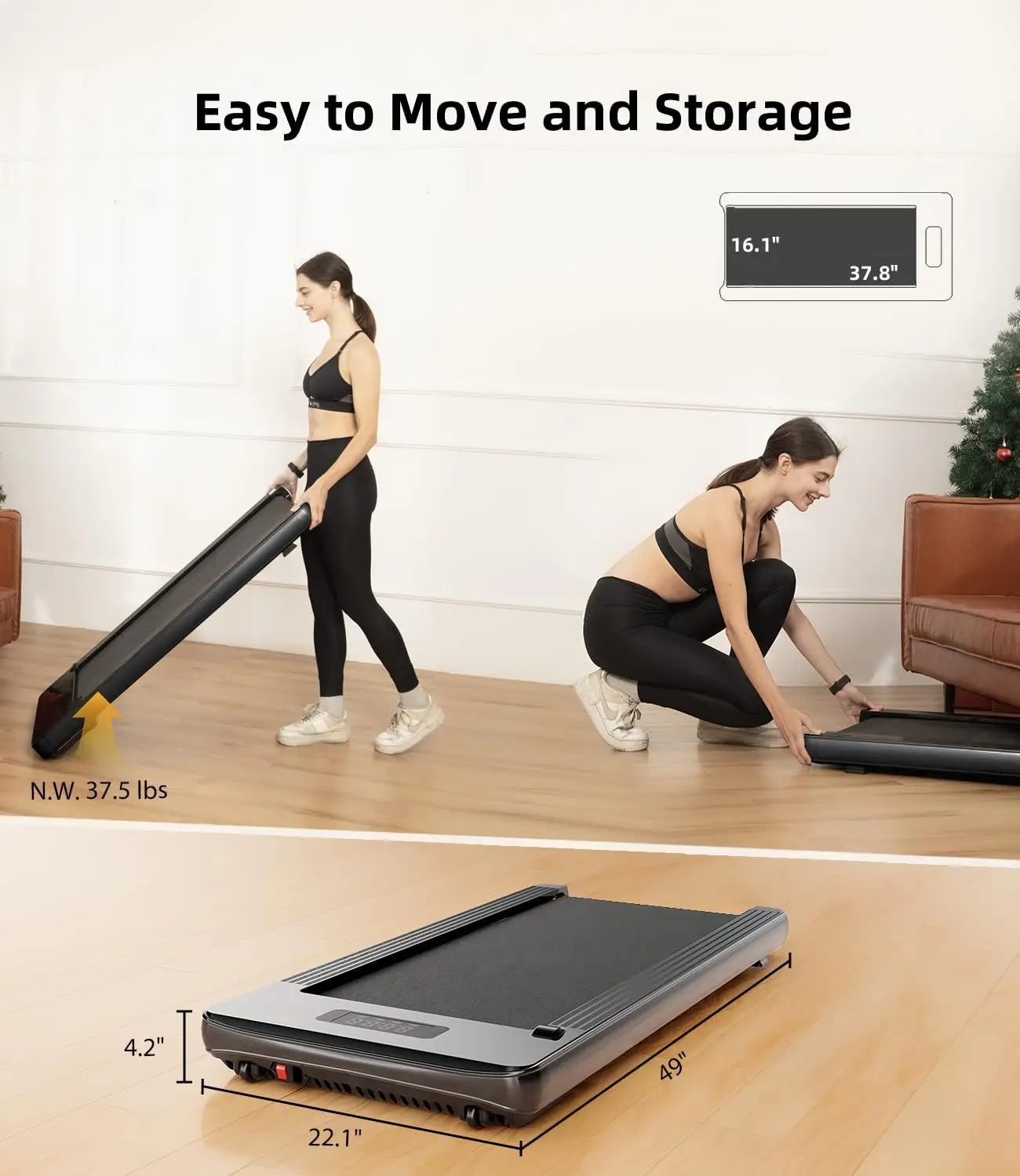 Ergonspace Treadmill,Walking Pad