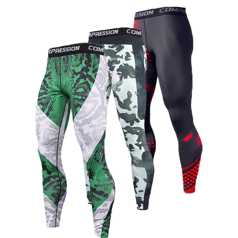 Men’s Compression Pants – Athletic Training Leggings for Gym, Running, Cycling & Sports – Quick Dry, Skinny Fit Workout Tights