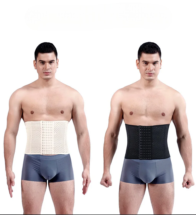 Men’s Slimming Waist Trainer Belt – Body Shaper Corset for Tummy Control, Belly Fat Reduction & Compression Fitness Shapewear