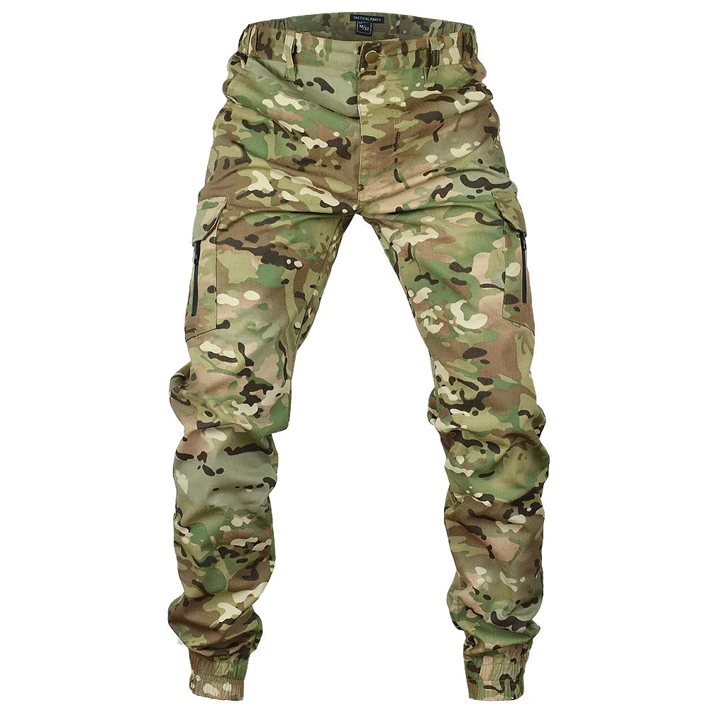 Tactical Joggers Outdoor Ripstop Cargo Pants Working Clothing Hiking Trousers Men's Streetwear