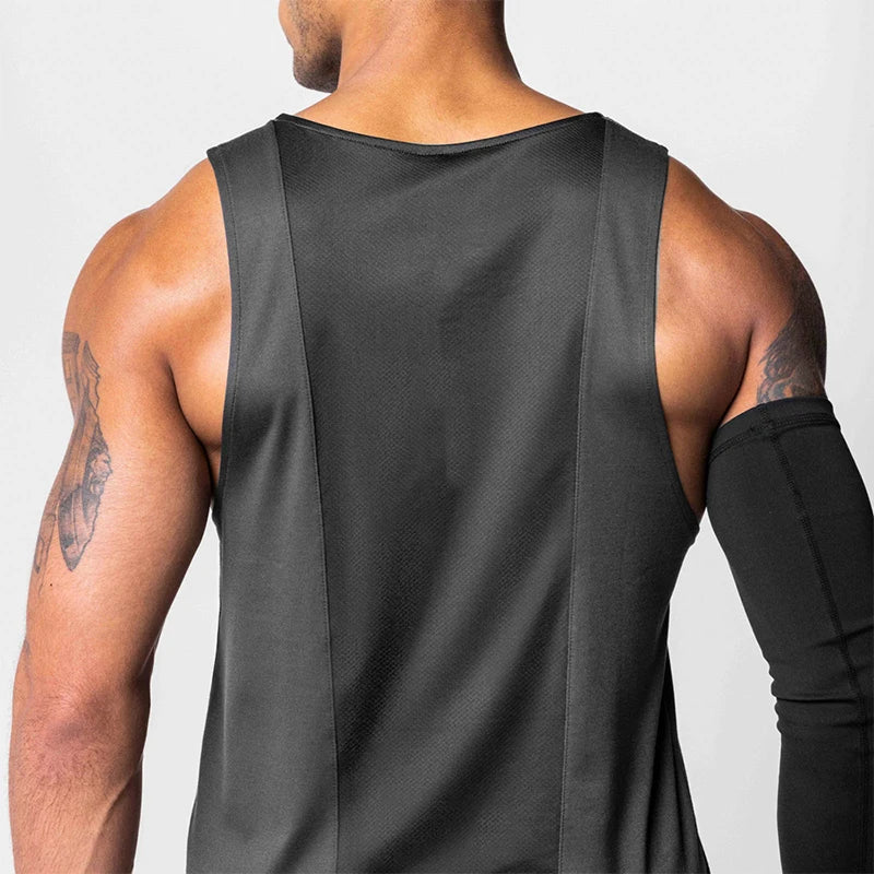 Men’s Sleeveless Bodybuilding Training Tank Top Shirt – High-Performance Gym Vest for Strength & Conditioning