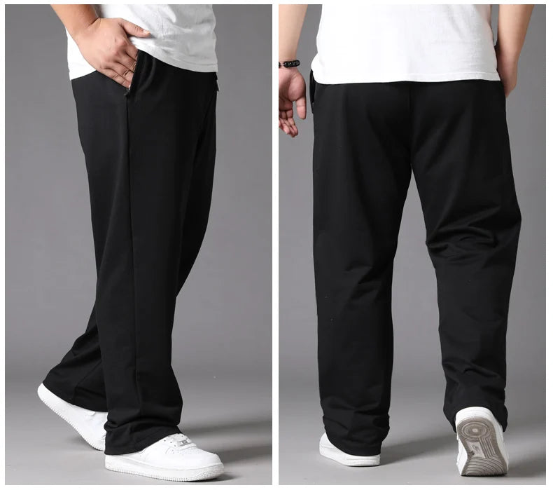Men’s Oversized Sweatpants – Loose Fit, Elastic Waist, Plus Size up to 10XL