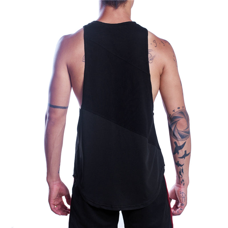 Men’s Athletic Tank Top Shirt – Sleeveless Gym Stringer Singlet for Bodybuilding, Fitness, and Training