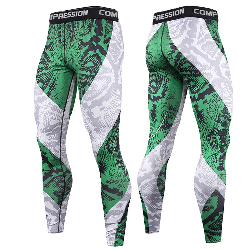 Men’s Compression Pants – Athletic Training Leggings for Gym, Running, Cycling & Sports – Quick Dry, Skinny Fit Workout Tights