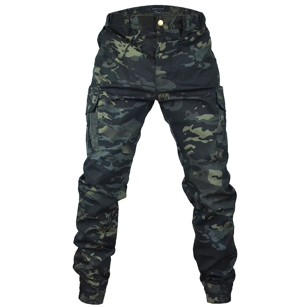 Tactical Joggers Outdoor Ripstop Cargo Pants Working Clothing Hiking Trousers Men's Streetwear
