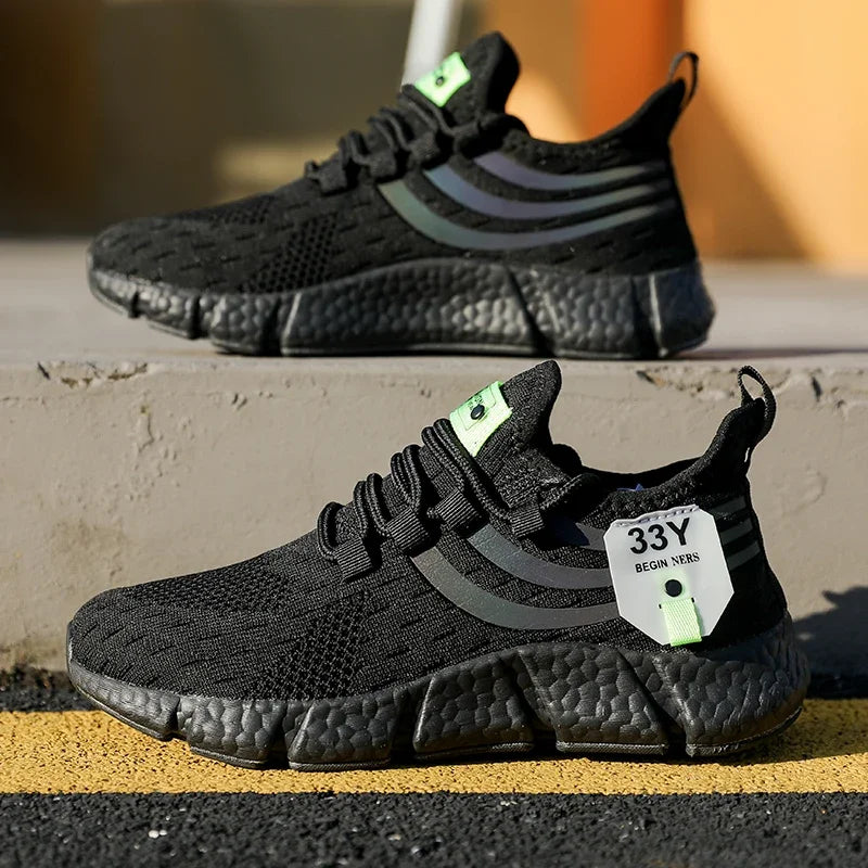 Casual Breathable Sneakers – Lightweight Mesh Running Shoes for Walking, Jogging & Outdoor Sports