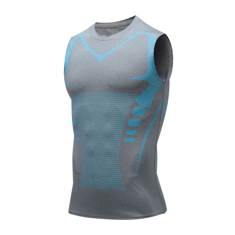 Men’s Compression Shirt for Slimming and Hiding Belly, Love Handles, and Gynecomastia | ErgonBoost 2.0