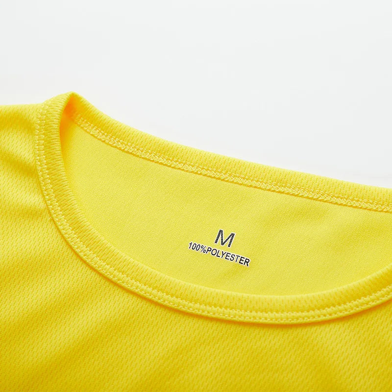 Men & Women Quick Dry Sports T-Shirt – Breathable Short Sleeve Gym Top for Running, Training, and Fitness | Unisex Moisture-Wicking Activewear Jersey