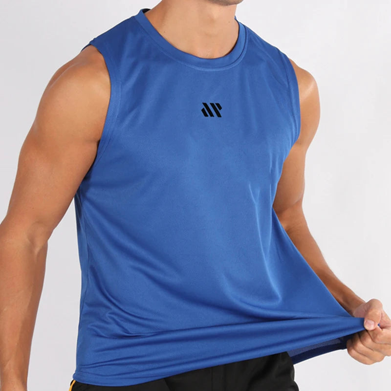 Men’s Sleeveless Fitness Training Vest – Lightweight Gym & Running Tank Top, shirt