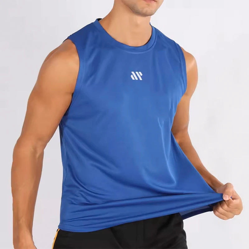 Men’s Sleeveless Fitness Training Vest – Lightweight Gym & Running Tank Top, shirt