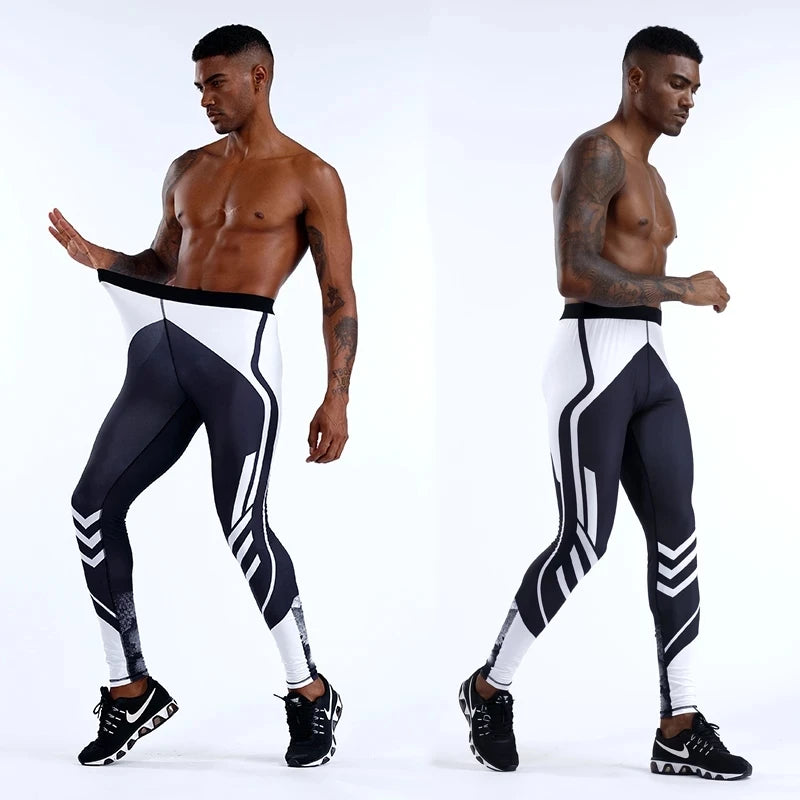 Men’s Compression Pants – Athletic Training Leggings for Gym, Running, Cycling & Sports – Quick Dry, Skinny Fit Workout Tights