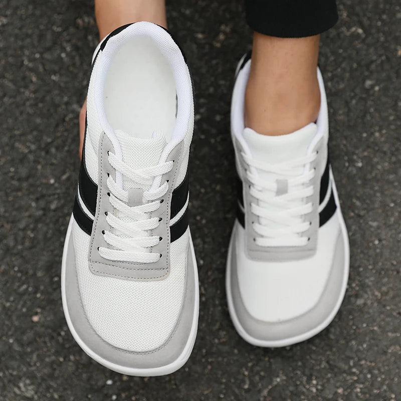 Wide Toe Walking Sneakers – Breathable Casual Shoes with Soft Sole, Comfortable Mesh Trainers for Everyday Wear