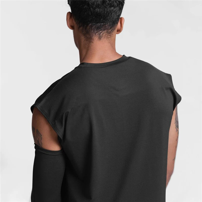 Men’s Sleeveless Gym Tank Top – Breathable Athletic Workout Shirt for Running, Training & Casual Sports