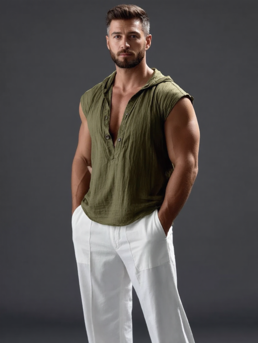 ErgonLoom | Linen Casual Tank