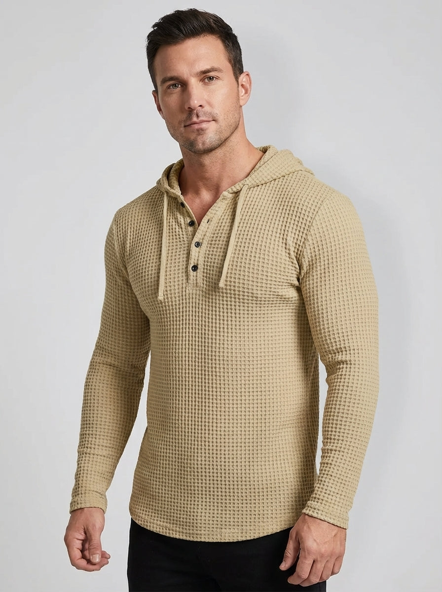 ErgonWaffle | Hooded Long Sleeve Tee