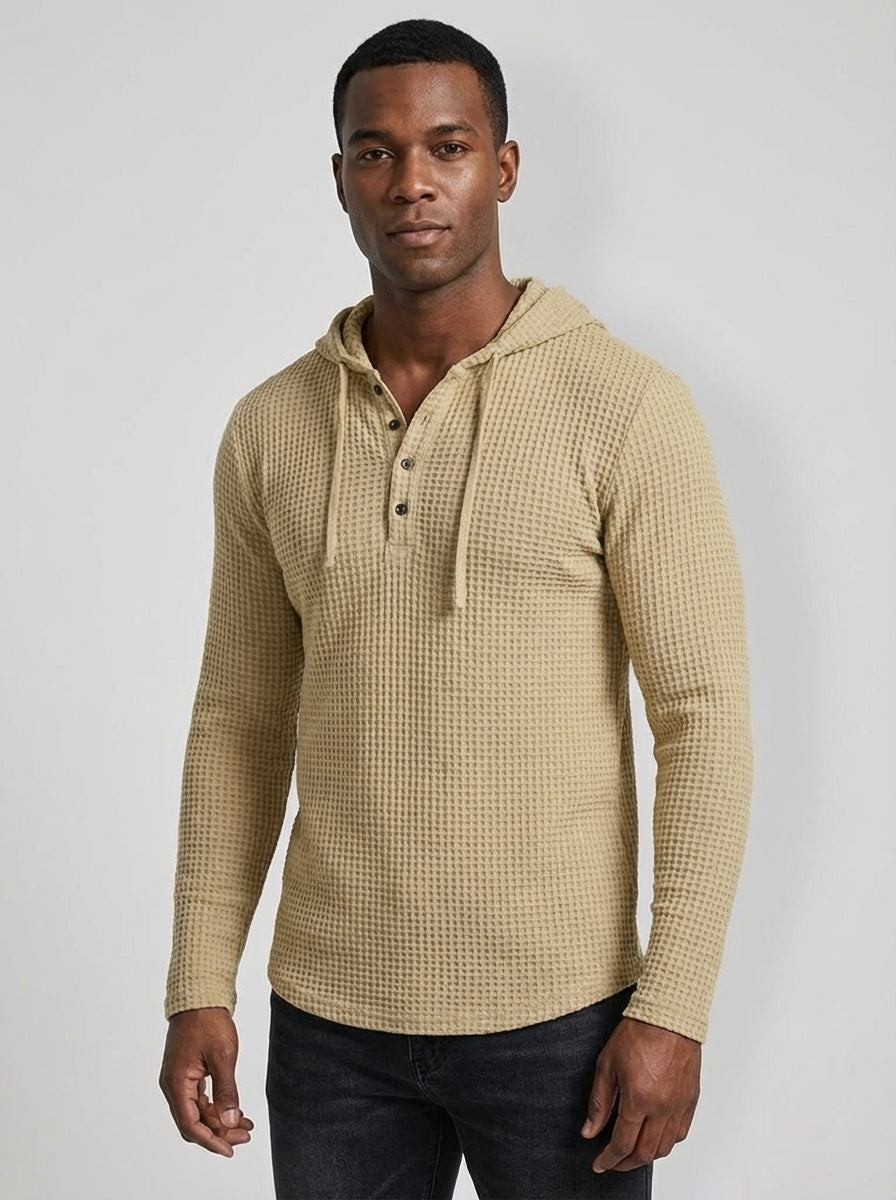 ErgonWaffle | Hooded Long Sleeve Tee